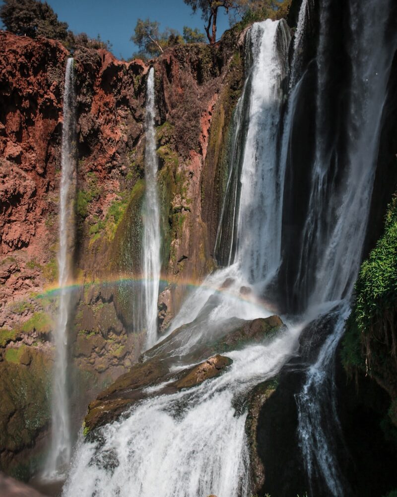 waterfalls at daytime