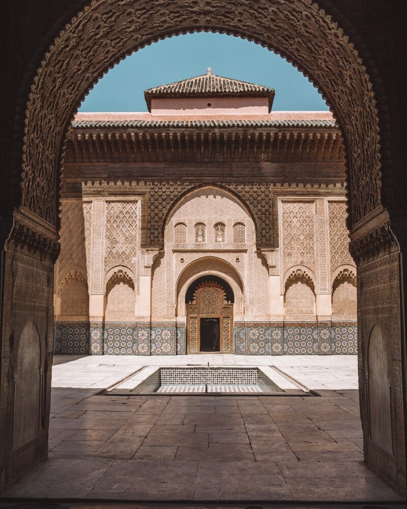 Medersa Ben Youssef during daytime