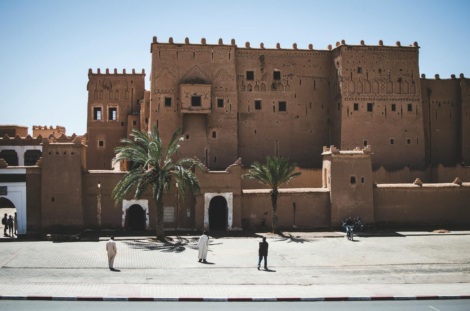 Historic kasbah courtyard with traditional Moroccan design – Morocco itinerary"