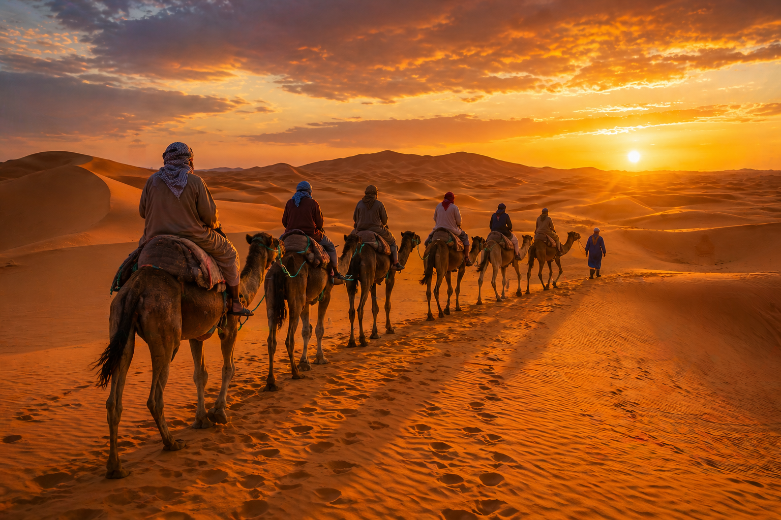 sahara desert camel trekking morocco